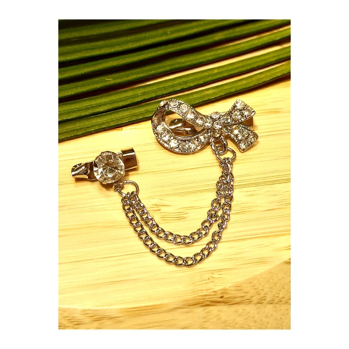 Monalisa Home Lüks Gösterişli Metal Yaka İğnesi