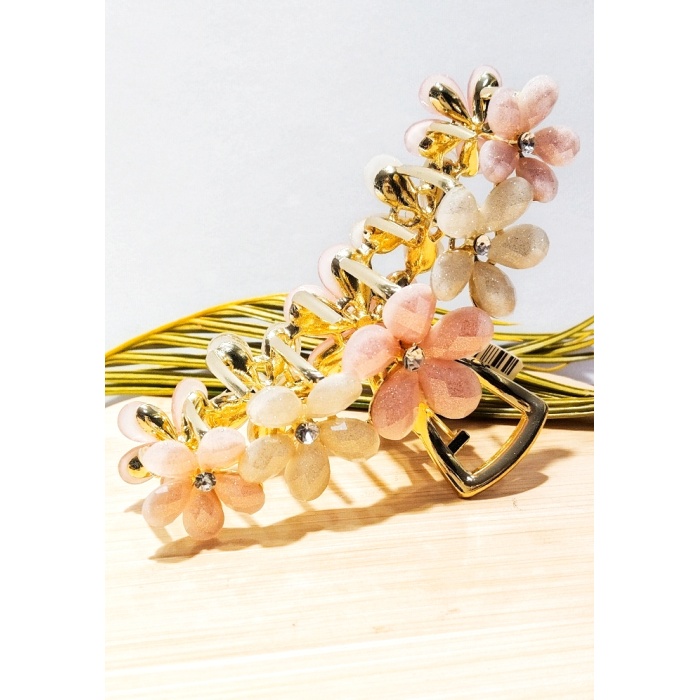 Monalisa Home 10 cm Lüks Gösterişli Renkli Metal Kıstırma Toka