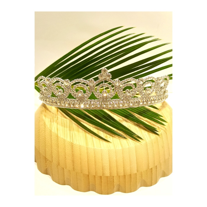 Monalisa Home Taşlı Lüks Tasarım Gelin Taçı
