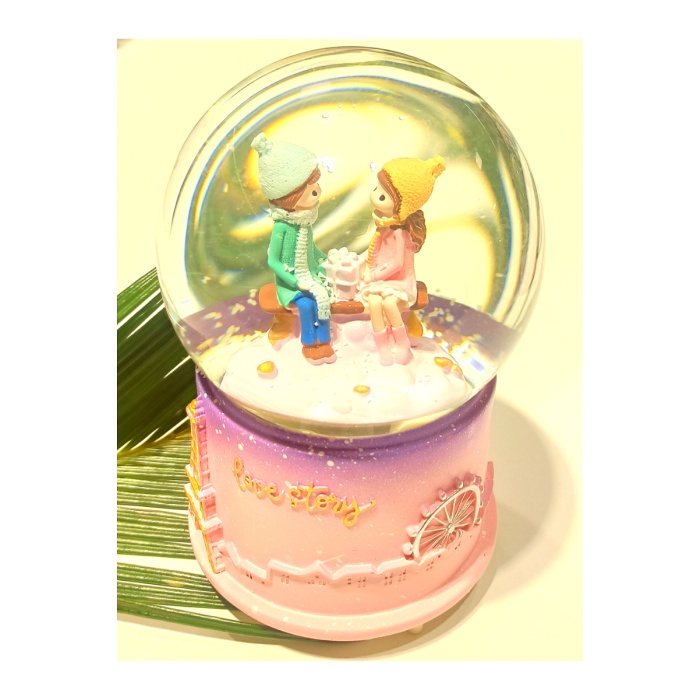 Monalisa Home 15x10 Lüks Renkli Figürlü Gösterişli Kar Küre