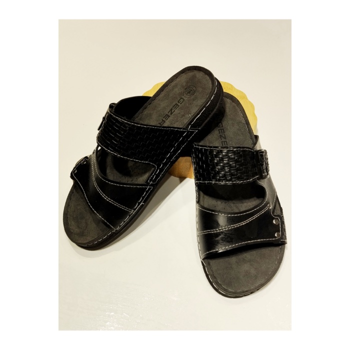 Monalisa Home 42 Numara Siyah Figürlü Gösterişli Terlik