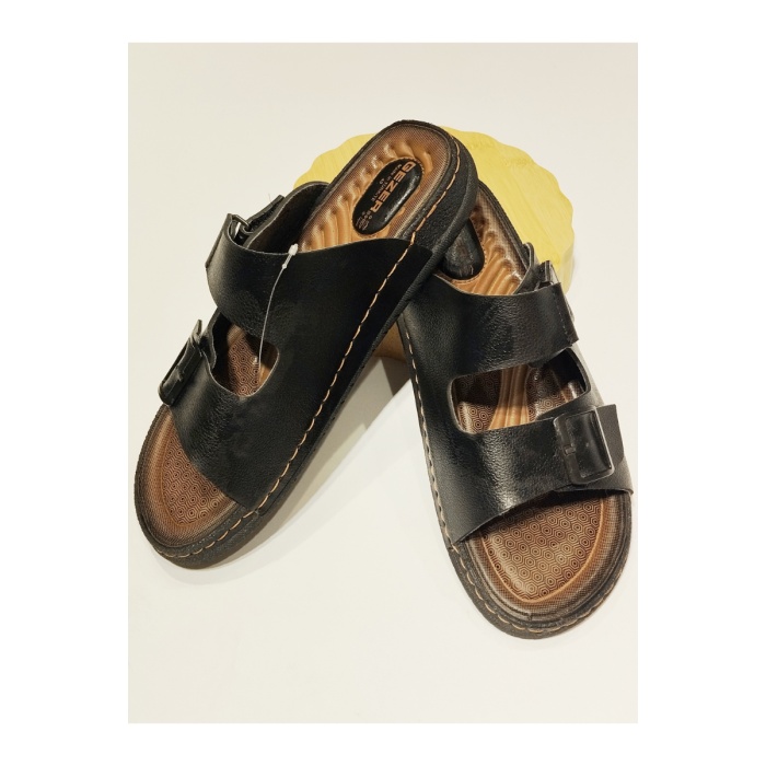 Monalisa Home 40 Numara Siyah Renkli Figürlü Gösterişli Terlik