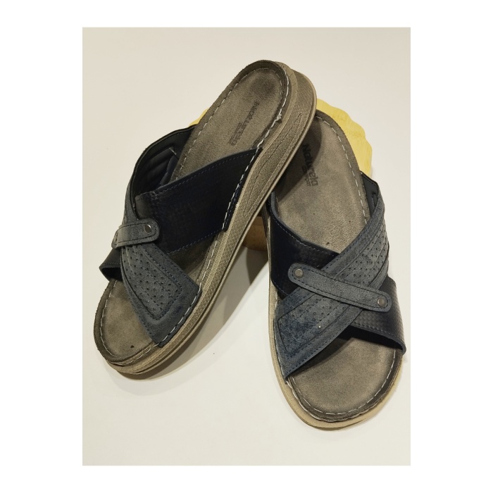 Monalisa Home 40 Numara Lacivert Renkli Figürlü Gösterişli Terlik