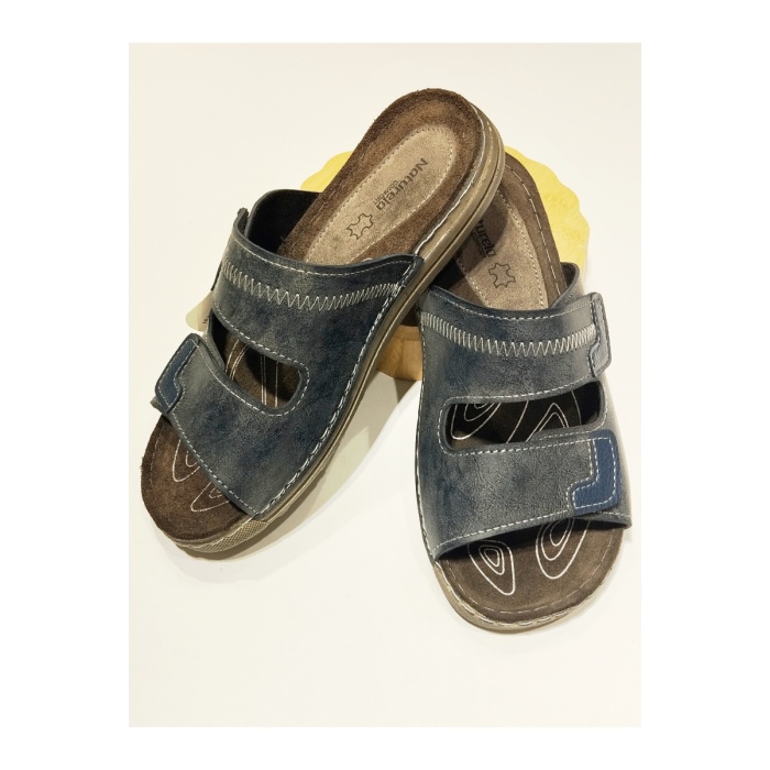 Monalisa Home 46 Numara Lacivert Renkli Figürlü Gösterişli Terlik