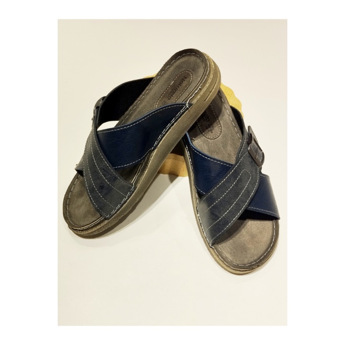 Monalisa Home 40 Numara Lacivert Renkli Figürlü Gösterişli Terlik