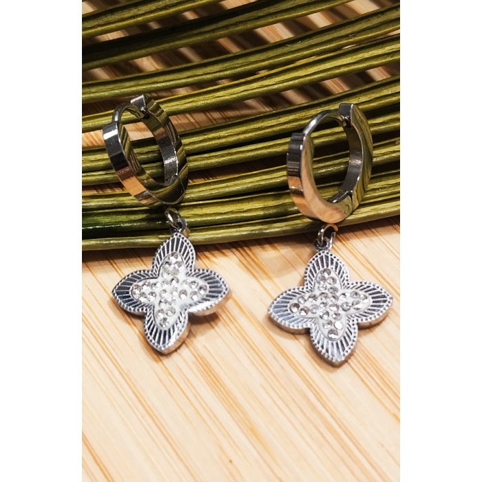 Monalisa Home Çelik Figürlü Lüks Küpe