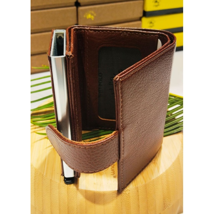 Monalisa Home Yeni Nesil Deri Mekanizmalı Lüks Cüzdan