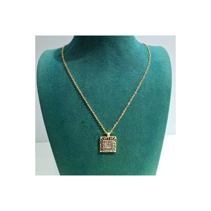 Monalisa Home  Lüks Figürlü Gösterişli  Kararmaz Çelik Kolye