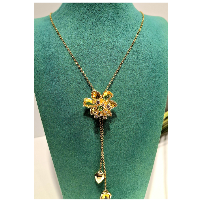 Monalisa Home  Lüks Figürlü Gösterişli  Kararmaz Çelik Kolye