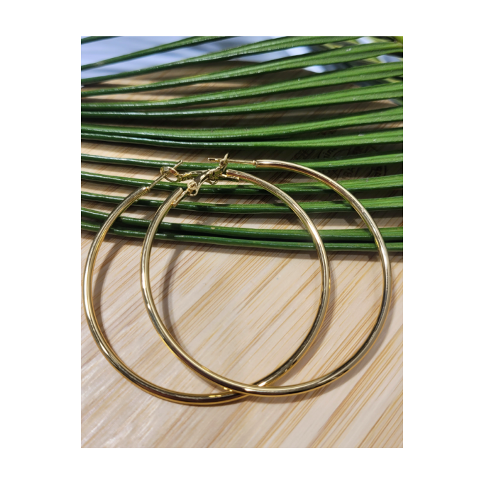 Monalisa Home  Çelik Kararmaz Lüks Halka Küpe