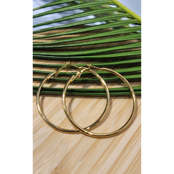 Monalisa Home  Çelik Kararmaz Lüks Halka Küpe