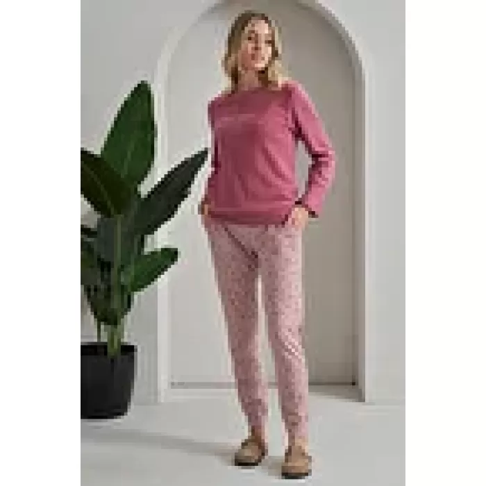 Koyu Pembe Pijama Takımı S Beden
