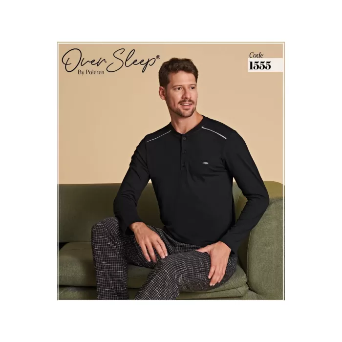 Lacivert Erkek Pijama Takımı XL  Beden