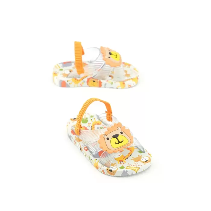 Monalisa Home 23 Numara Renkli Lastikli Islak Zemine Uygun Terlik-Sandalet