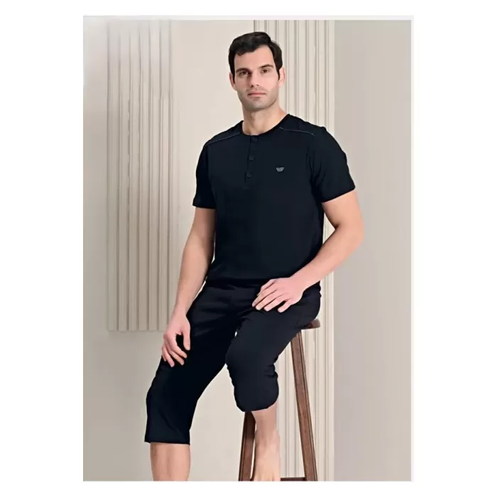 Füme Erkek Pijama Takımı L  Beden