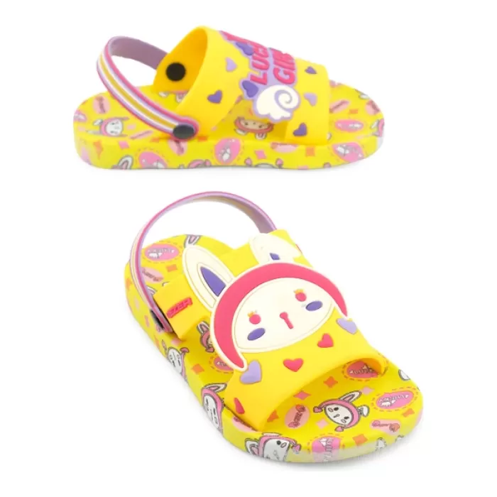 Monalisa Home 25 Numara Renkli Lastikli Islak Zemine Uygun Terlik-Sandalet