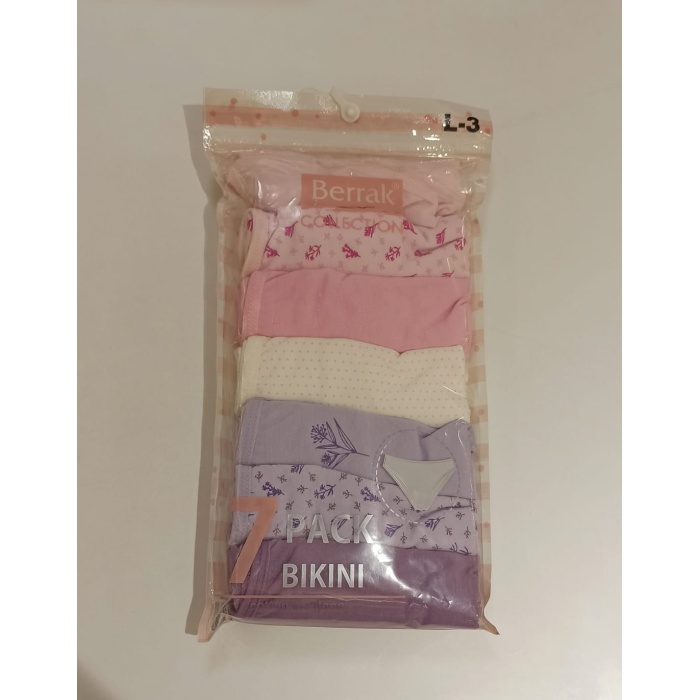 Monalisa Home Cotton  Elastik 7 li Bikini Kalıp L Beden