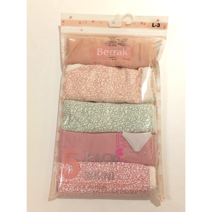Monalisa Home Cotton  Elastik 5 li Bikini Kalıp L Beden