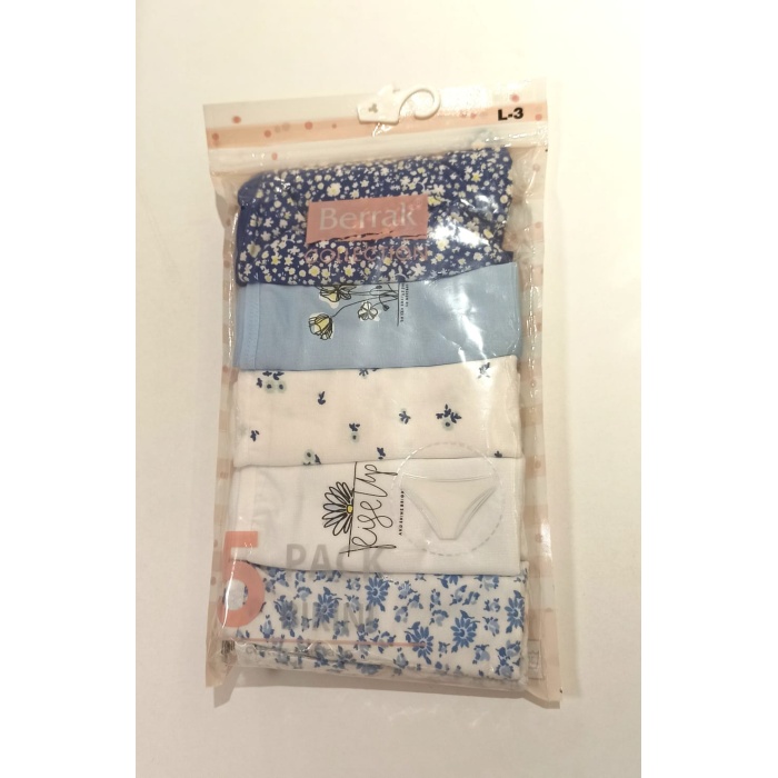 Monalisa Home Cotton  Elastik 5 li Bikini Kalıp L Beden