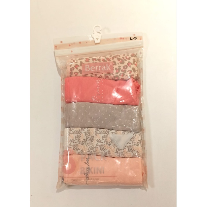 Monalisa Home Cotton  Elastik 5 li Bikini Kalıp L Beden