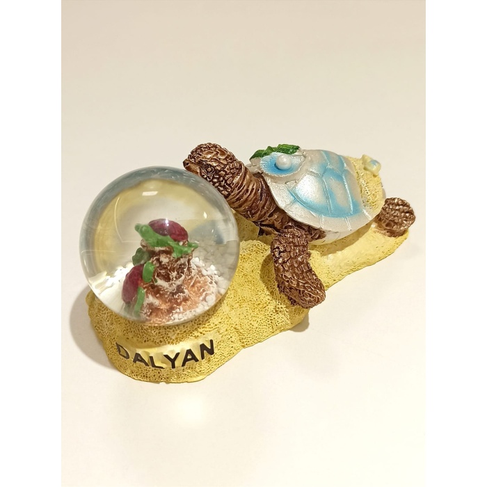 Monalisa Home Dalyan Temalı Kaplumbağalı Kar Küresi