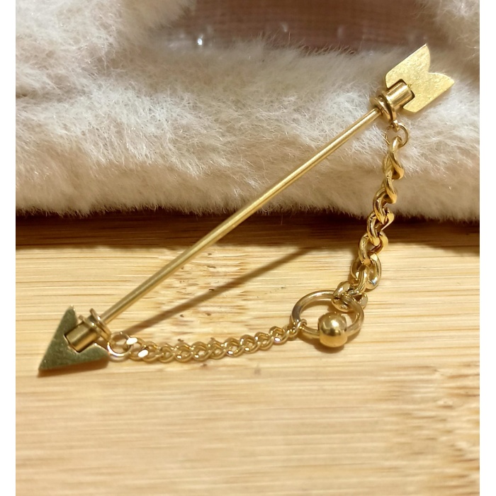 Monalisa Home Lüks Gold Renk Gösterişli Köprü Piercing