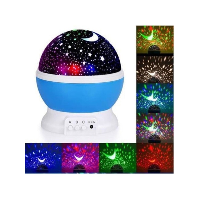 Monalisa Home Dönen Star Mastar Star Projeksiyon LED Gece Lambası USB Tavan Yıldız Yansıtma Işığı