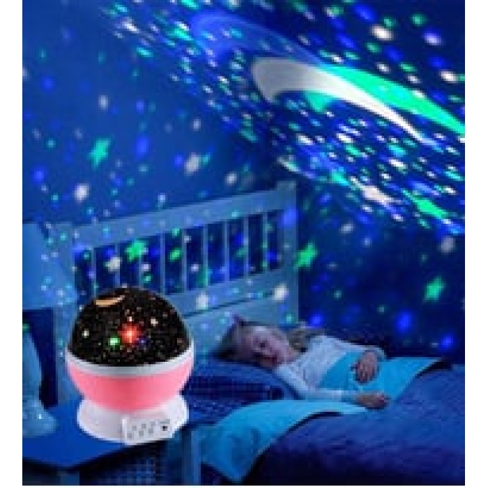 Monalisa Home Dönen Star Mastar Star Projeksiyon LED Gece Lambası USB Tavan Yıldız Yansıtma Işığı