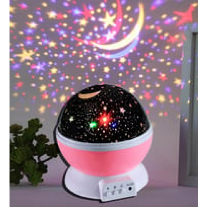 Monalisa Home Dönen Star Mastar Star Projeksiyon LED Gece Lambası USB Tavan Yıldız Yansıtma Işığı
