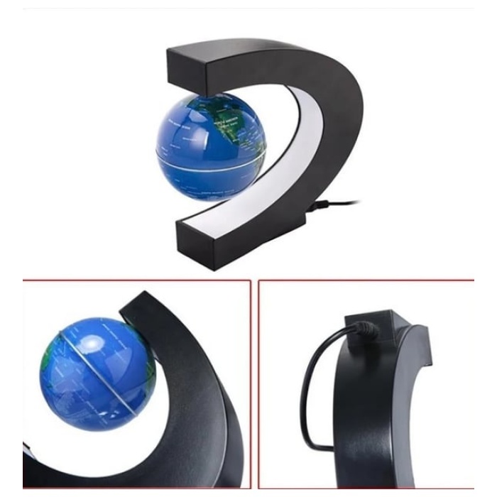 Monalisa Home Dönen Elektronik Dünya Haritası Topu