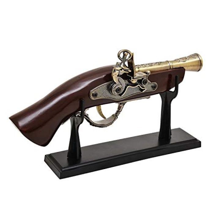 Monalisa Home Lüks Masa Üstü 27cm  Hediyelik Tüfek