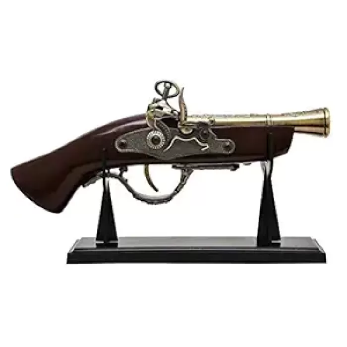 Monalisa Home Lüks Masa Üstü 27cm  Hediyelik Tüfek