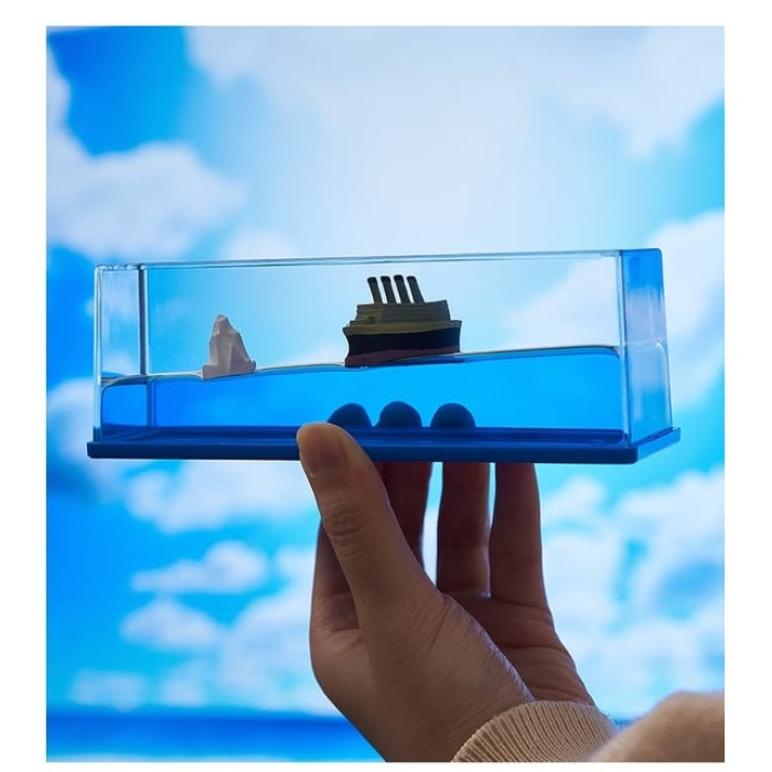 Monalisa Home Şık Tasarım Özel Sıvılı Batmayan Gemi