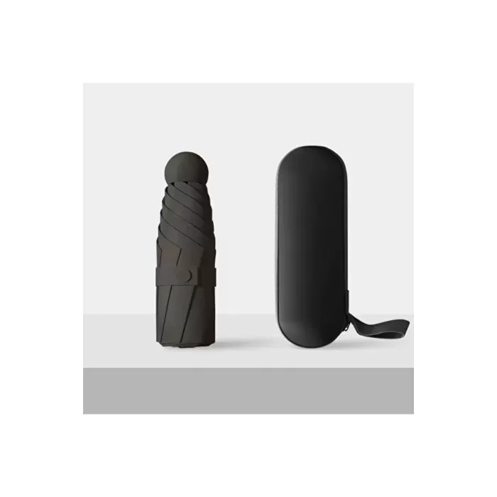 Monalisa Home  Siyah Renk Katlanır Çanta İçi Lüks Şemsiye