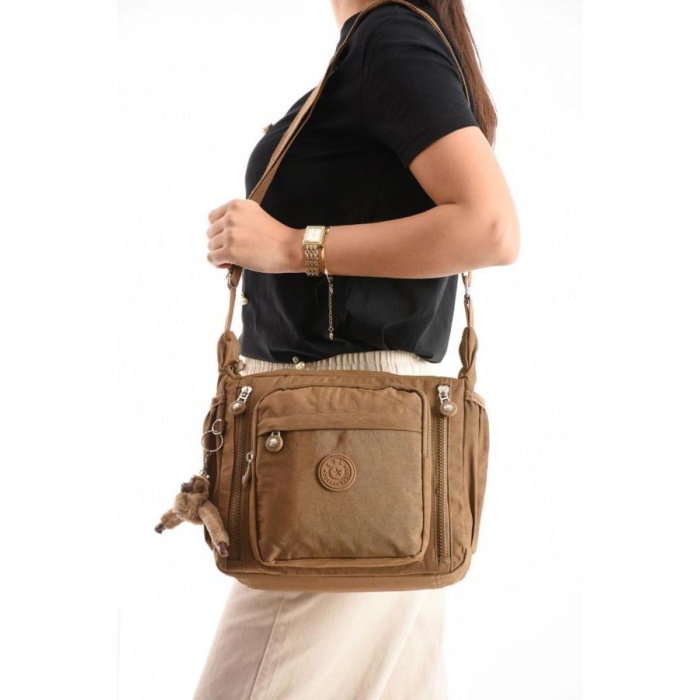 Monalisa Home  Lüks Figürlü Gösterişli  Bol Bölmeli Çapraz Çanta