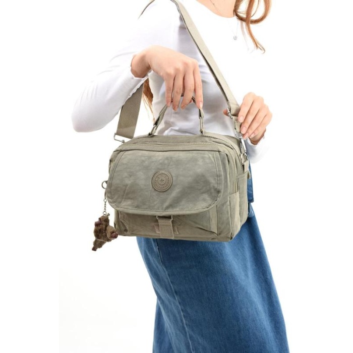 Monalisa Home  Lüks Figürlü Gösterişli  Bol Bölmeli Çapraz Çanta