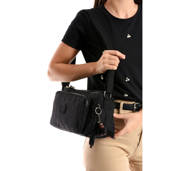 Monalisa Home  Lüks Figürlü Gösterişli  Bol Bölmeli Çapraz Çanta