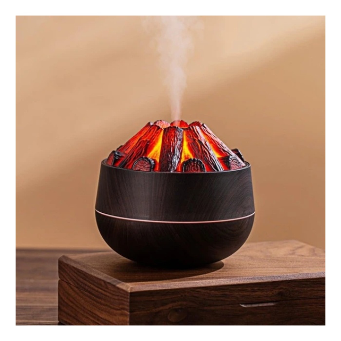 Monalisa Home  300ml Şenlik Ateşi Uçucu Yağ Difüzörü, Romantik Atmosfer, Aromaterapi (Koyu)