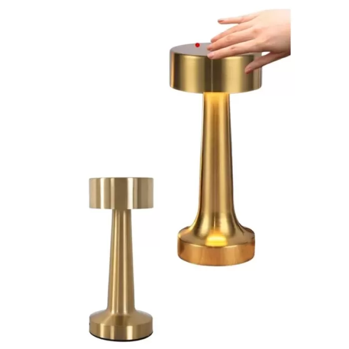 Monalisa Home Masa Üstü Şarjlı Abajur Lamba, Masaüstü, Led Sistemli