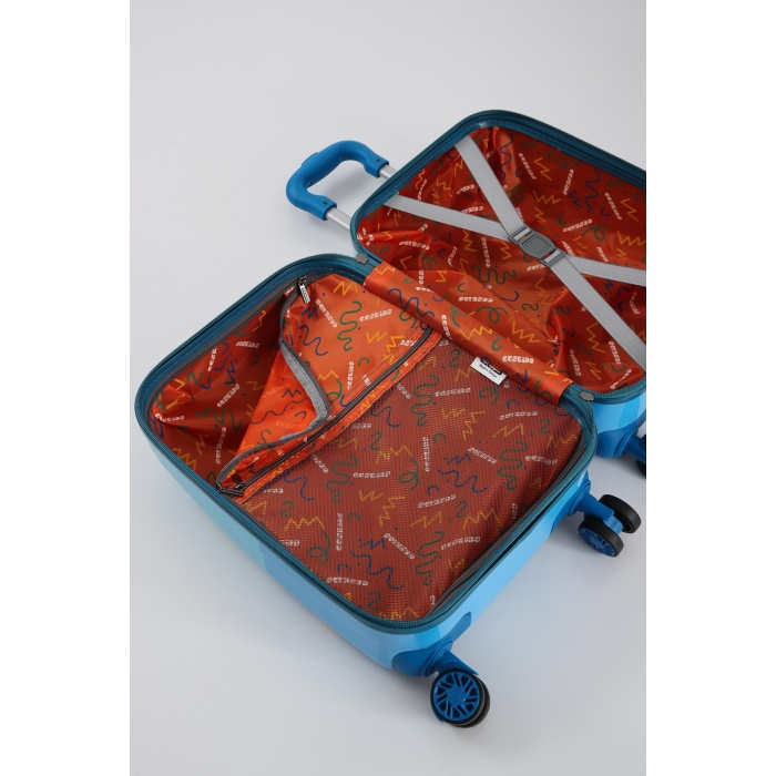 Monalisa Home Lİsanslı Lüks Renkli Figürlü Çocuk Valizi