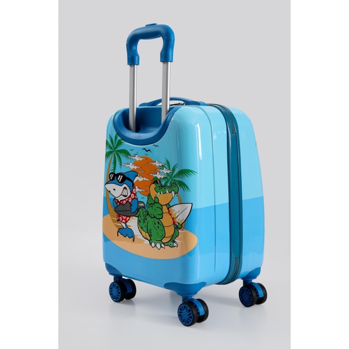 Monalisa Home Lİsanslı Lüks Renkli Figürlü Çocuk Valizi