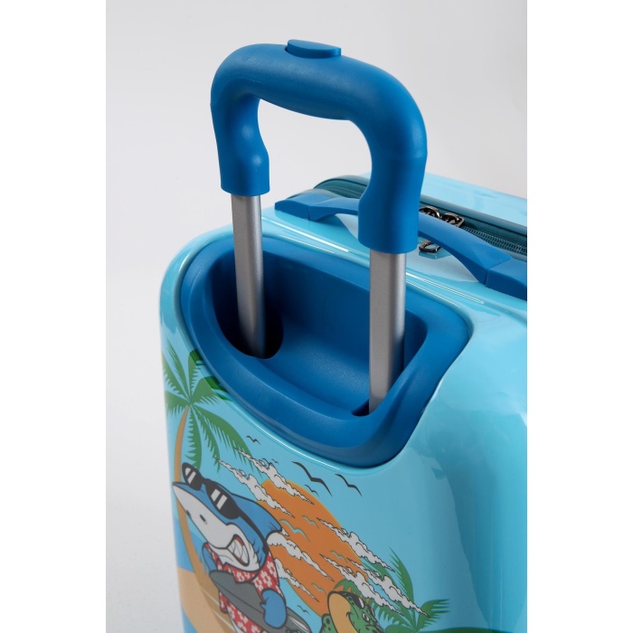 Monalisa Home Lİsanslı Lüks Renkli Figürlü Çocuk Valizi