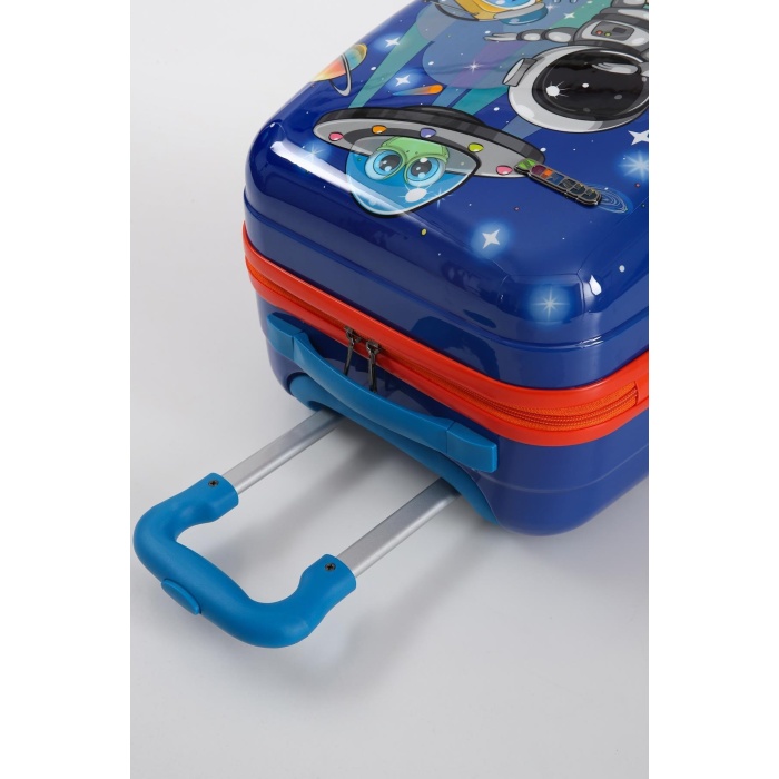 Monalisa Home Lİsanslı Lüks Renkli Figürlü Çocuk Valizi