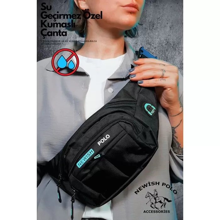 Monalisa Home  Bölmeli Unısex Bel  Çantası