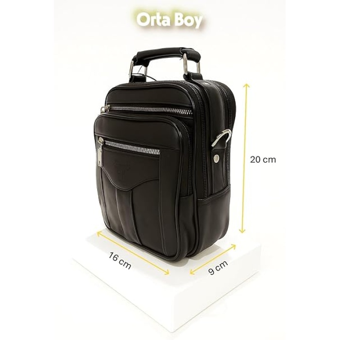 Monalisa Home Kasalı Bölmeli Deri Erkek Çantası