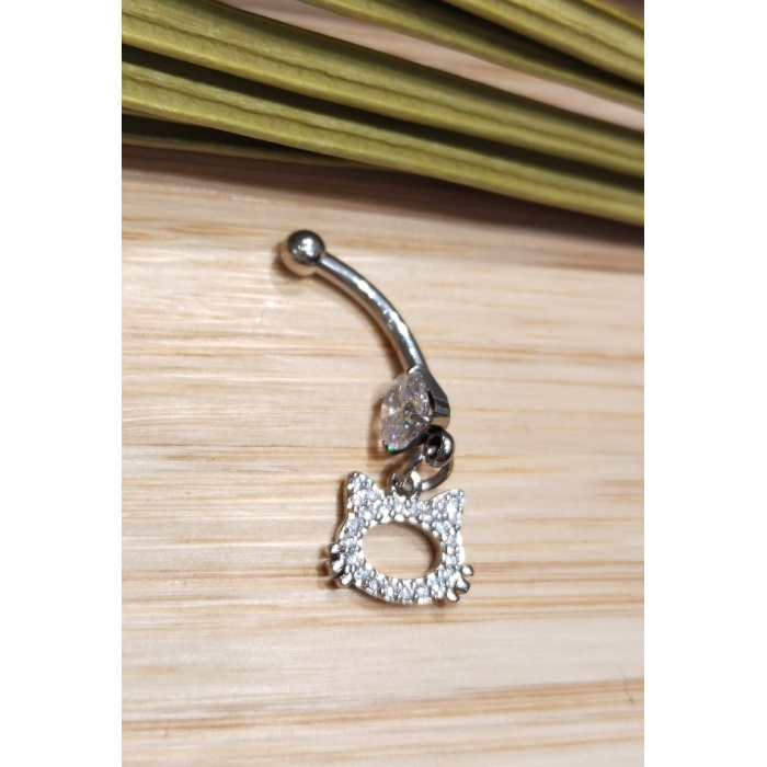 Monalisa Home Siyah Renk Lüks Figürlü Gösterişli Göbek Pirsing