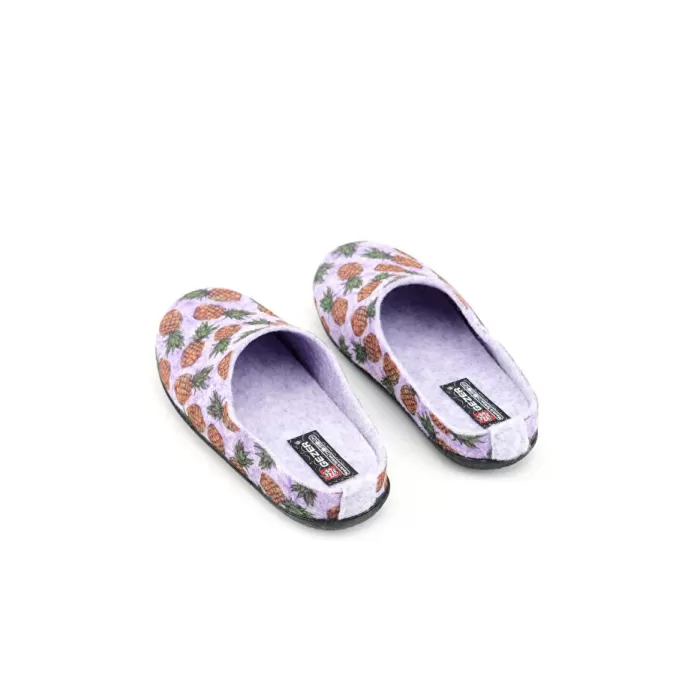 Monalisa Home 36 Numara Kışlık Keçe Çıkarılabilir İç Taban Ev Bahçe Kadın Terlik