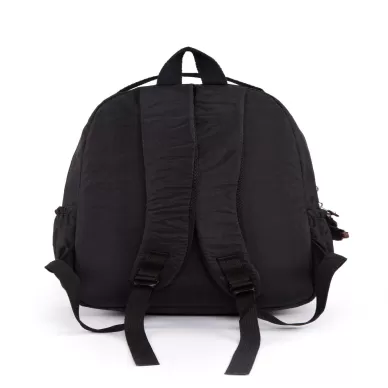 Monalisa Home Unisex Su Geçirmez Orta Boy Siyah Klinkır Sırt Çantası Okul Çantası