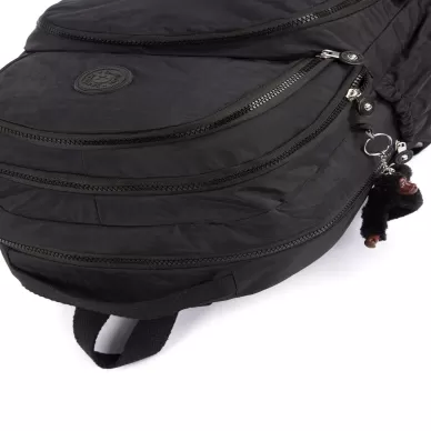 Monalisa Home Unisex Su Geçirmez Orta Boy Siyah Klinkır Sırt Çantası Okul Çantası