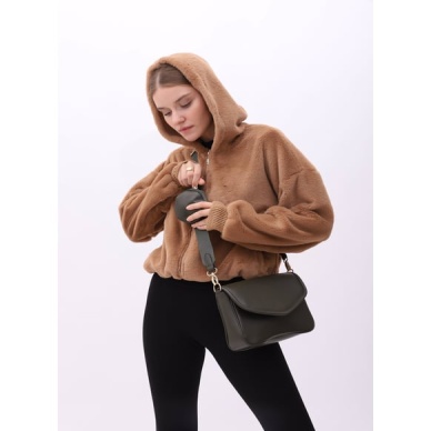 Monalisa Home Cüzdanlı Çapraz Çanta Ashley Haki